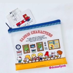 Sanrio Characters zipper top pouch
